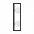 Kinkiet ścienny PIRO kolor czarny, szklane klosze, 2*G9 + LED 13W 3000-6000K- MB3115-2-3BT Zuma Line