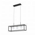 Lampa wisząca PIRO czarny, białe szklane klosze, 3*G9 + LED 33W 3000-6000K - MD3115-3-3BT Zuma Line