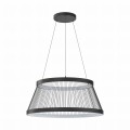Lampa wisząca z drucianym kloszem BALU kolor czarny, LED 53W 2700-6000K - MD3328-2M-3BT Zuma Line
