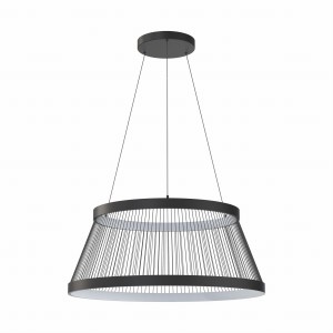 Lampa wisząca z drucianym kloszem BALU kolor czarny, LED 53W 2700-6000K - MD3328-2M-3BT Zuma Line