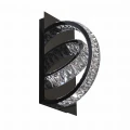 Kinkiet w stylu glamour TULA kolor Czarny chrom, LED 18W 2700-6000K  - MX3274-2-3BCT Zuma Line
