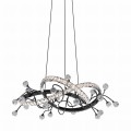 Lampa dekoracyjna wisząca kryształowa MAIA kolor Czarny, LED 25W 2700-6000K - MD3481-1S-3BCT Zuma Line