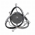 Kinkiet kryształowy w stylu glamour MAIA czarny , LED 16W 2700-6000K - MB3481-1-3BCT Zuma Line