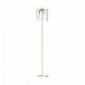 Lampa podłogowa złota 145 cm NIRA, szklany klosz, 3*E14 do stylowego salonu - ML3523-3-EGN Zuma Line