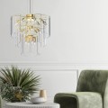 Lampa wisząca w stylu glamour NIRA złota, do salonu nad stół - MD3523-14L-EGN Zuma Line