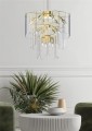 Lampa wisząca w stylu glamour NIRA złota, do salonu nad stół - MD3523-14L-EGN Zuma Line