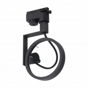 Lampa szynowa 1 obwodowa MASTER Czarny, z wymiennym źródłem światła ES111 - TLS002-BK Zuma Line