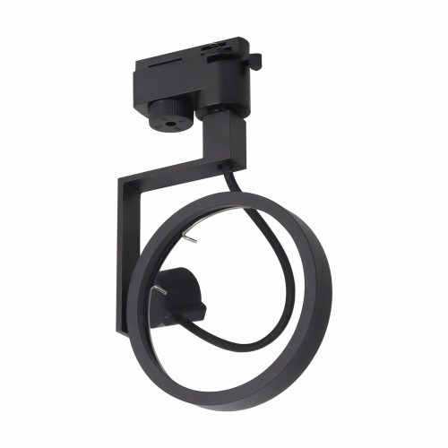 Lampa szynowa 1 obwodowa MASTER Czarny, z wymiennym źródłem światła ES111 - TLS002-BK Zuma Line