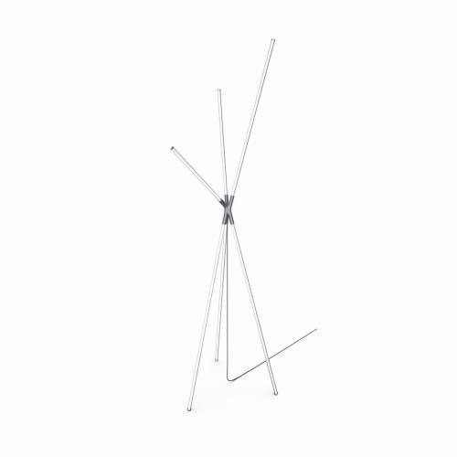Lampa podłogowa czarny trójnóg LAUTARO kolor Czarny mat, zintegrowany LED 24W barwa ciepła - 1005 Zuma Line