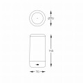 Lampa stołowa LED 0.5W z serii ESTERNO w loftowym stylu, barwa światła ciepła - 1001 Zuma Line