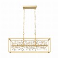 Lampa wisząca na złotych łańcuszkach SPRING nad stół 6*G9 - P0578-06C-V7V7 Zuma Line