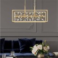 Lampa wisząca na złotych łańcuszkach SPRING nad stół 6*G9 - P0578-06C-V7V7 Zuma Line
