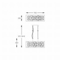 Lampa wisząca na złotych łańcuszkach SPRING nad stół 6*G9 - P0578-06C-V7V7 Zuma Line