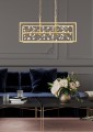 Lampa wisząca na złotych łańcuszkach SPRING nad stół 6*G9 - P0578-06C-V7V7 Zuma Line