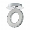 Kryształowa lampa sufitowa GIRONA w stylu glamour, LED 10W barwa ciepła- MX3713-1-3CT Zuma Line