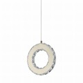 Dekoracyjny zwis Led z kryształkami GIRONA kolor złoty, moc 10W 3000K - MD3713-1-3GT Zuma Line