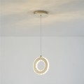 Dekoracyjny zwis Led z kryształkami GIRONA kolor złoty, moc 10W 3000K - MD3713-1-3GT Zuma Line