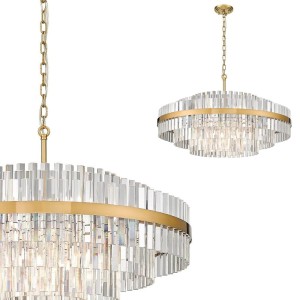 Lampa wisząca Constantinople szczotkowany mosiądz P0567-16A-2GAC Zuma Line