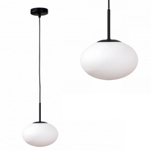 Lampa wisząca zwis OMI Czarny, na źródło G9 do jadalni nad stół - 1182 Zuma Line