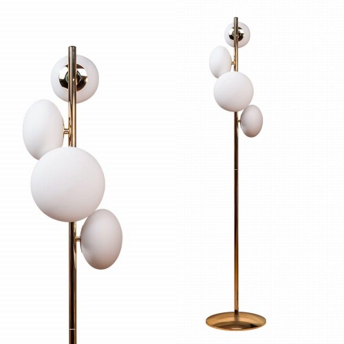 Lampa podłogowa OMI kolor Złoty szklane klosze, źródło 4* G9 – 1177 Zuma Line