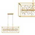 Lampa wisząca na złotych łańcuszkach SPRING nad stół 6*G9 - P0578-06C-V7V7 Zuma Line