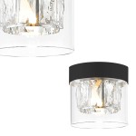 Lampa sufitowa GEM kolor czarny mat metal/szkło, G9 IP20 C0389-01A-P7AC Zuma Line