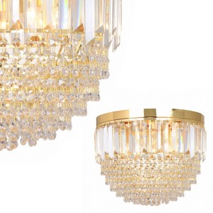 Lampa sufitowa Charlotte złoty/przezroczysty FC19003/5 Zuma Line