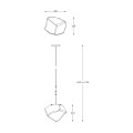 Lampa wisząca ROCK P0488-01M-SEAC Zuma Line