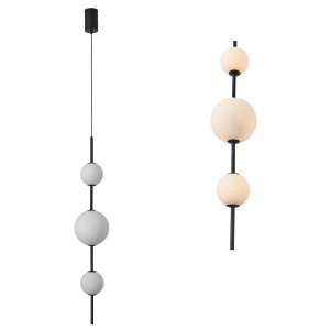 Lampa Wisząca Bolti IP44 LED czarna PL0109-3 Yaskr