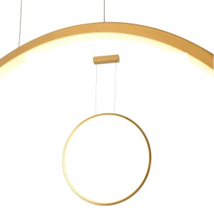 Lampa Wisząca Loop S 1xLED złota IP44 PL0119-65-GD Yaskr