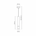 Lampa wisząca JOKER INOX 1xGU10 MLP9673 Milagro