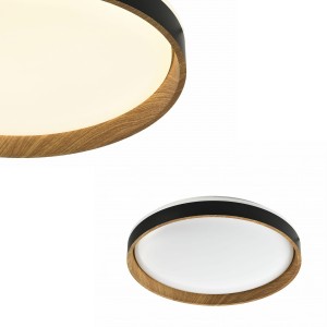 Nowoczesna lampa sufitowa do salonu BOIS, Ø49 LED 36W barwa regulowana- CL2204003-490MBWT Zuma Line