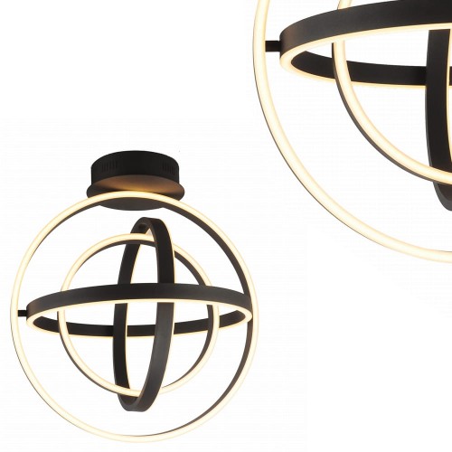 Lampa sufitowa Tess czarny MX9203-4-3BD Zuma Line