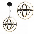 Lampa wisząca Tess czarny MD9203-4-3BD Zuma Line