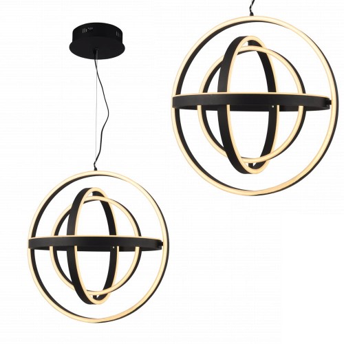Lampa wisząca Tess czarny MD9203-4-3BD Zuma Line