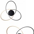 Lampa sufitowa Bold złoty/czarny 20169-GD Zuma Line