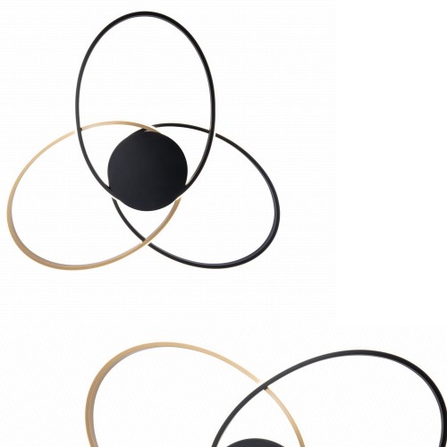 Lampa sufitowa Bold złoty/czarny 20169-GD Zuma Line