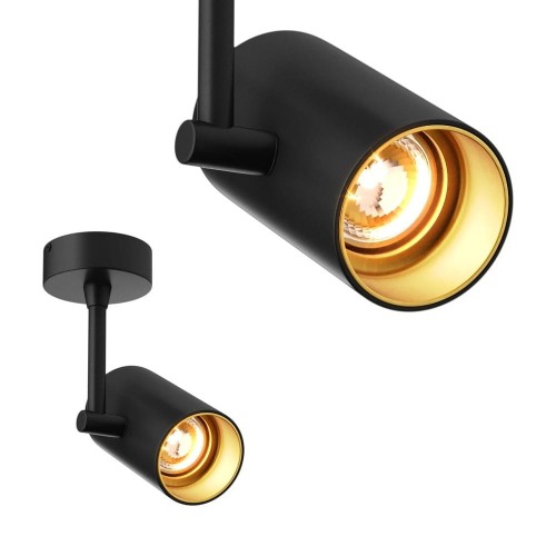 Reflektor TORI sl 1 czarno-złoty 20014-BK-N Zuma Line