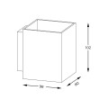 Kinkiet SOLA WL SQUARE 91063-N Zuma Line