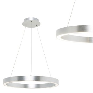 Lampa wisząca srebrna 30W 40cm CARLO PL200910-400-GD Zuma Line