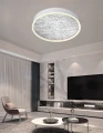 9002-103L Plafon Bordeaux srebrny 60cm Aviano Lighting