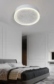 9002-103M Plafon Bordeaux srebrny 40cm Aviano Lighting