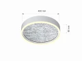 9002-103M Plafon Bordeaux srebrny 40cm Aviano Lighting