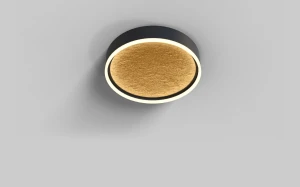 9002-104M Plafon Bordeaux złoty 40cm Aviano Lighting