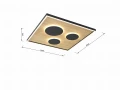 9012-306L Plafon kwadratowy Dijon 60cm Aviano Lighting