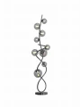 3014-905 Lampa podłogowa Nancy czarny chrom Aviano Lighting