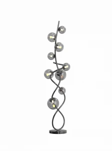 3014-905 Lampa podłogowa Nancy czarny chrom Aviano Lighting