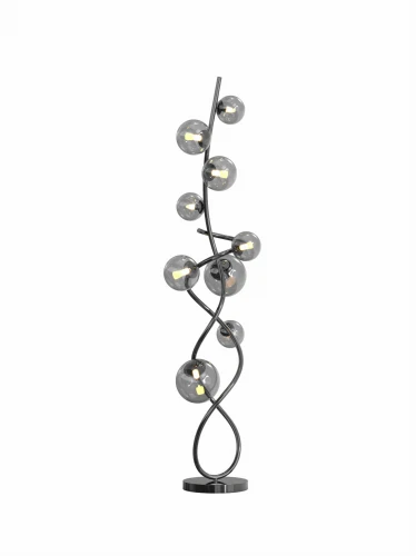 3014-905 Lampa podłogowa Nancy czarny chrom Aviano Lighting