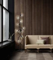 3014-905 Lampa podłogowa Nancy czarny chrom Aviano Lighting