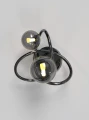 4014-205 Kinkiet Nancy czarny chrom Aviano Lighting